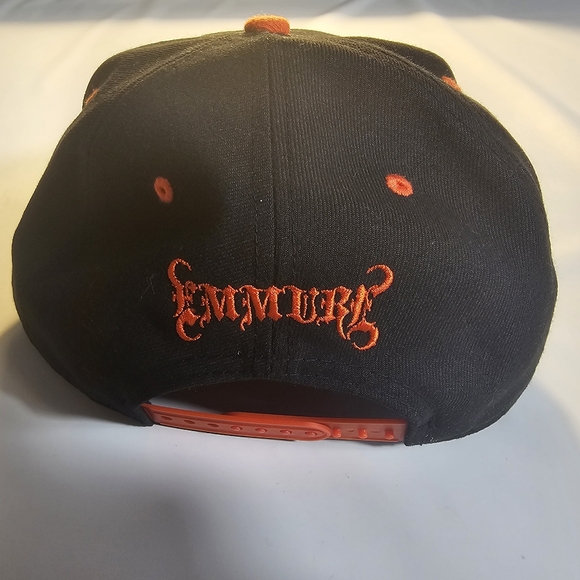 NWOT New Era Black and Orange Emmure Metalcore Snapback NOS - Picture 5 of 9